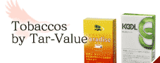 Tobaccos by tar-value